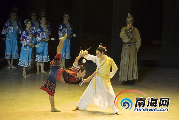 舞剧《东坡海南》在天津大剧院上演。海报集团全媒体中心特派记者 宋国强 摄