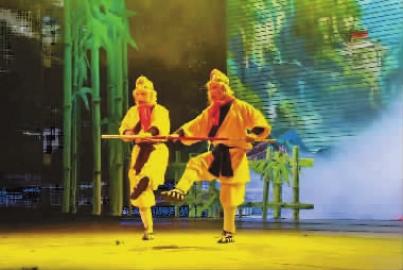 吉剧《真假孙悟空》昨日演出