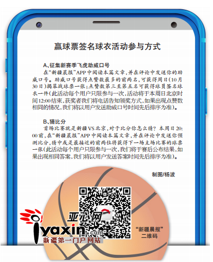 想要CBA新疆首战球票签名球衣 快下载新疆晨