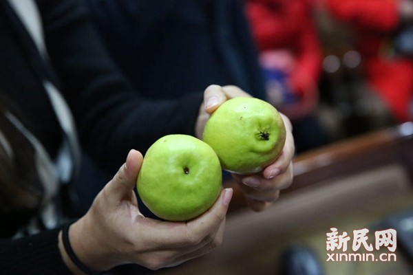 新疆库尔勒香梨来沪打假 教你如何辨别山寨香