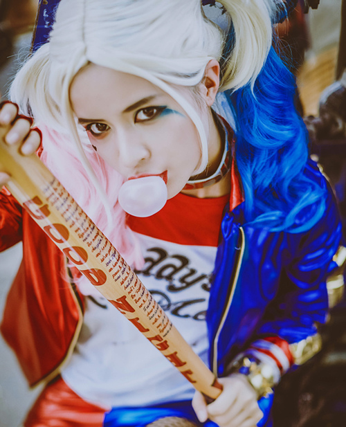 俄国混血蔷薇实力cos小丑女哈莉奎茵被赞以假乱真_手机凤凰网