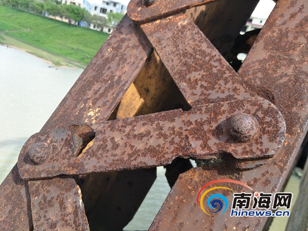 海南省级文物南渡江铁桥损毁严重 回应:有望来年修复