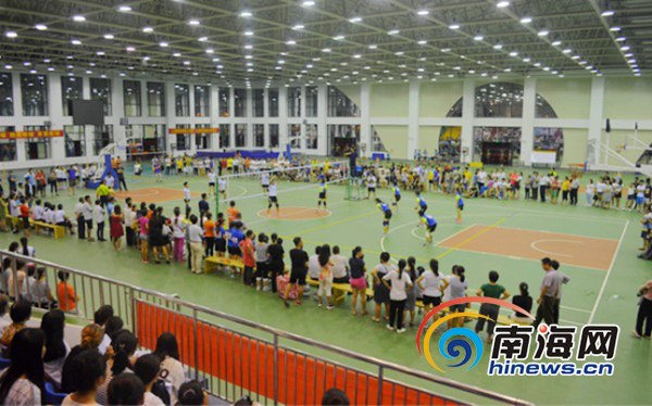 海南省第七届教职工排球锦标赛在海南外国语职