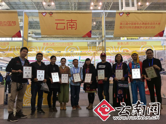 云南志愿服务项目获1金12银