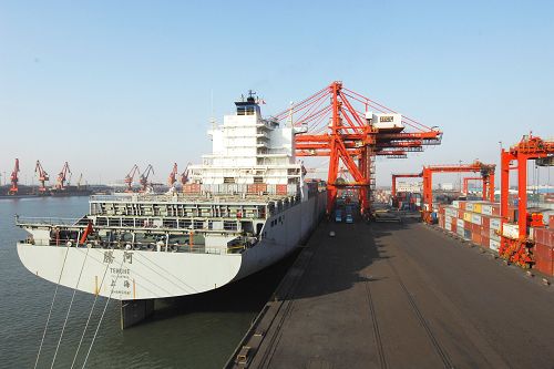 河北省港口集装箱提前1个月完成全年任务目标