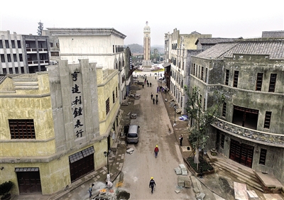 两江国际影视城 重现凤凰涅盘浴火重生的英雄