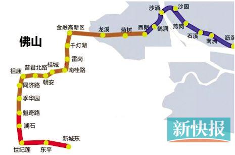 广州地铁这三条新线明日开通!