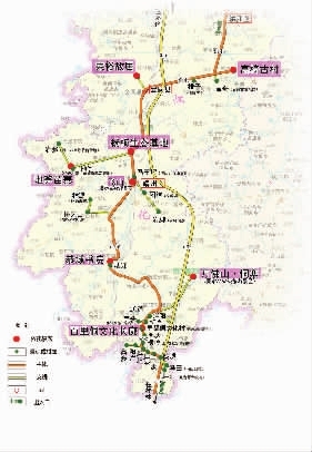 (地图由省旅发委提供)