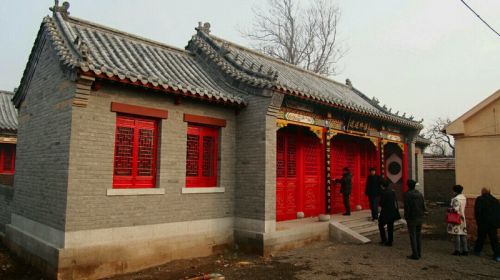 刚修复的王演庄毛氏祠堂