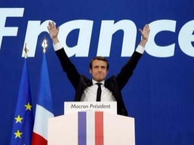 马克龙（资料图）