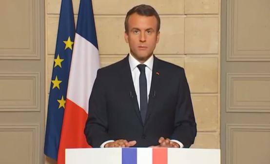 法国总统特意用英文演说损特朗普：让地球再次伟大