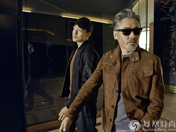 楚萧代言国际品牌杰尼亚 与吴秀波携手诠释顿