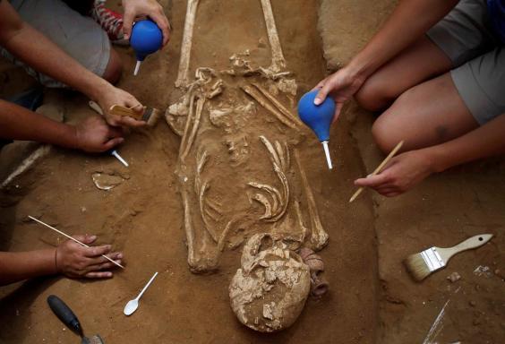 非利士人-巨人骸骨/石斧/5萬年世界最古老斧頭在澳洲/至今最