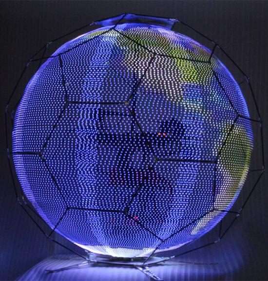 世界首款LED球形照明无人机面世