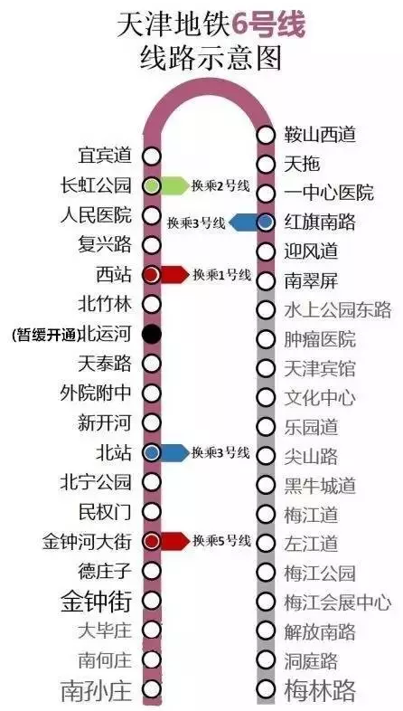 天津地铁5、6号线年底前试运行！