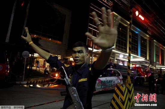 菲律宾酒店袭击致37死 枪手开枪纵火身亡