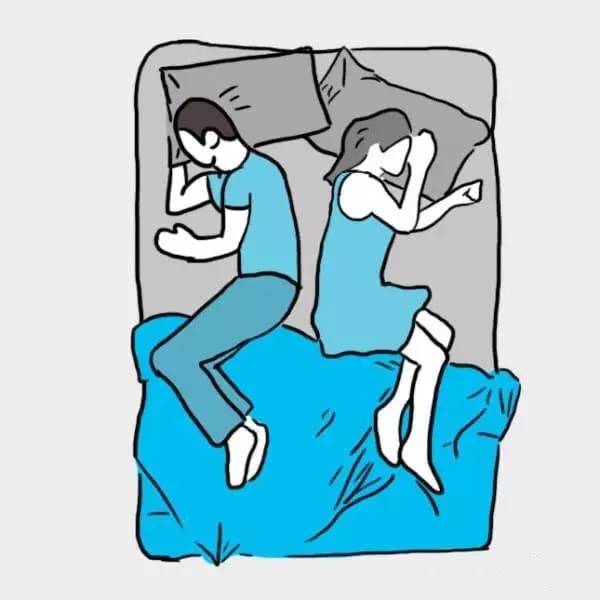 10种夫妻常见的睡觉姿势，采用第8种的夫妻感情