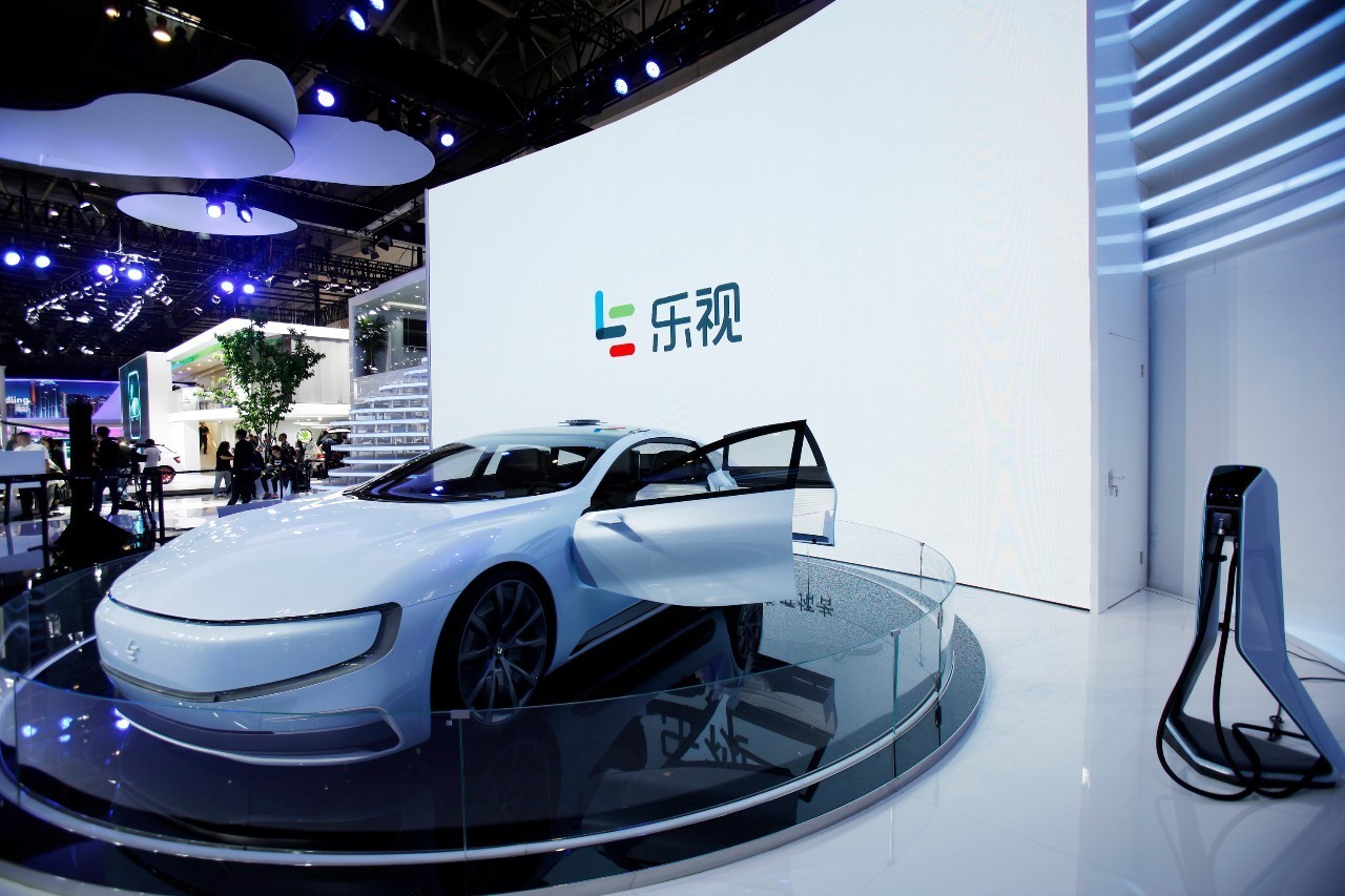 京车展上展出的乐视汽车-消息称贾跃亭本周回国 FF91已经开始路测高清图片