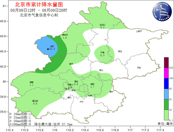 北京近期多雷阵雨周末最高气温降至30℃以下