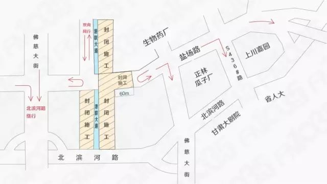 兰州这些路段25日起将封闭施工，多条公交线路