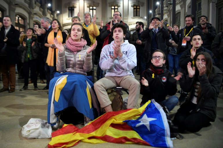 西班牙加泰独派政党宣布获得地区重选胜利
