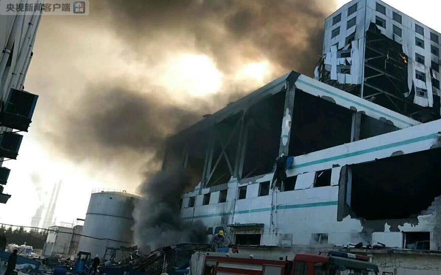 山东一化工企业发生火灾 7人死亡4人受伤
