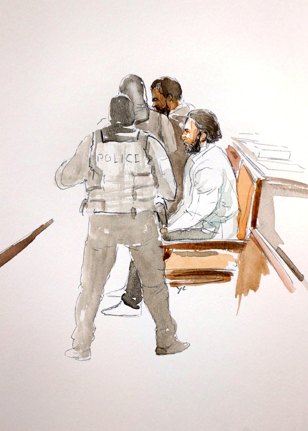 巴黎恐袭主犯出庭受审：将用沉默替自己辩护