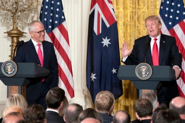 被怒挂电话的澳总理到访白宫 特朗普：咱们关系非常好