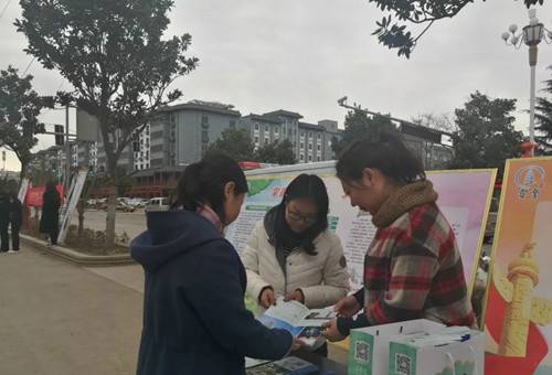 宝丰县旅游局开展平安宝丰建设宣传月活动