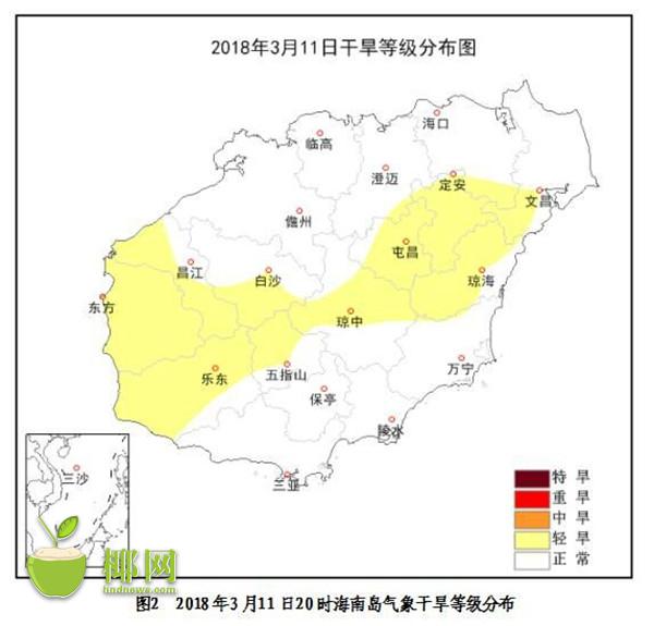 海南本周最高气温31℃ 中期多雷阵雨天气