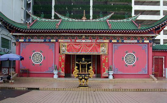 ▲文莱首都斯里巴加湾市的华人庙宇（图片来源：维基百科共享页面）