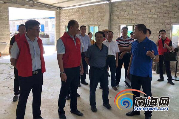 乐东翁毛村黑山羊养殖扶贫项目二期竣工 贫困