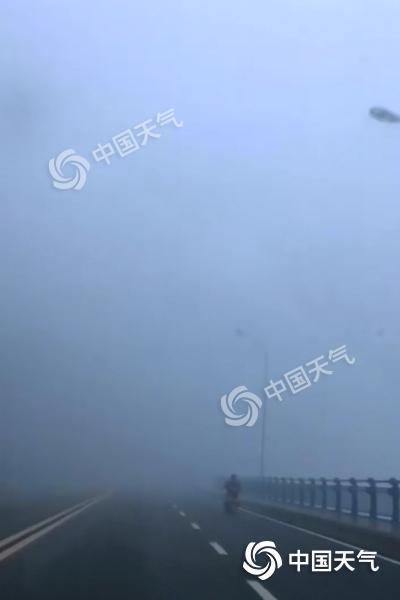 重庆大部现浓雾多条高速受管制 明晨仍有雾或影响早高峰