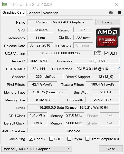 AMD RX 480 VR虚拟现实性能首曝：轻松搞定！
