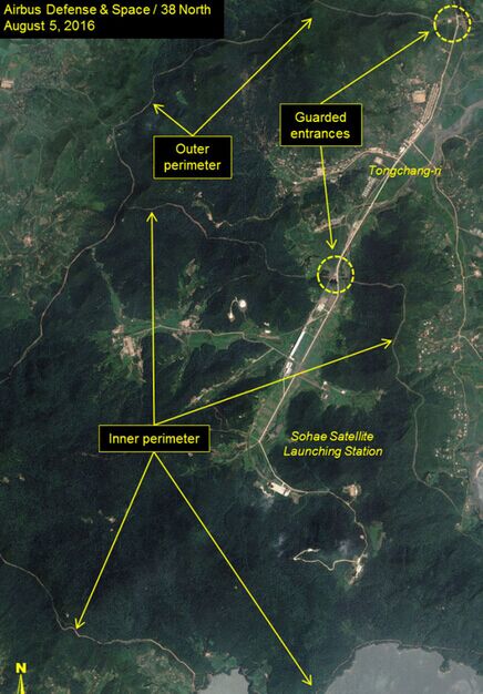 美媒：朝鲜火箭发射场建围墙 防情报人员渗透(图)