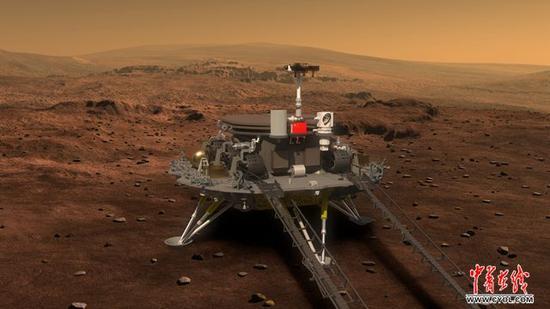 奔向红色世界：中国火星探测器首次公布