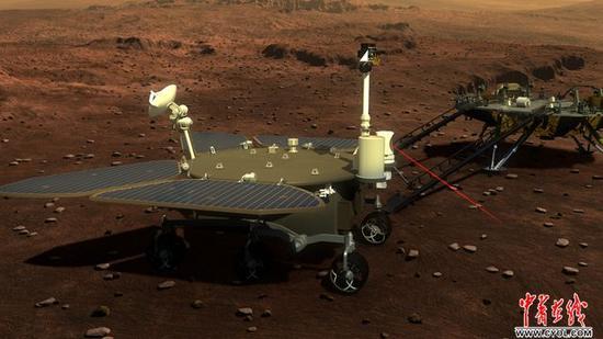 奔向红色世界：中国火星探测器首次公布