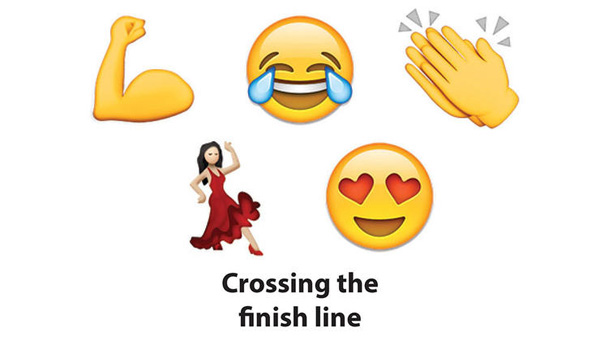 表情emoji组合造孩子,用emoji表情造人 这个妹子的emoji表情火了!你的跑步心情就是这样吧