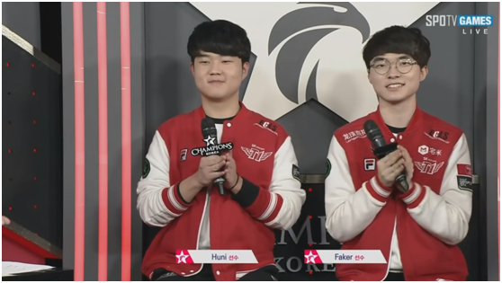 Huni&Faker LCK赛后采访:谁打的好谁是哥_|F
