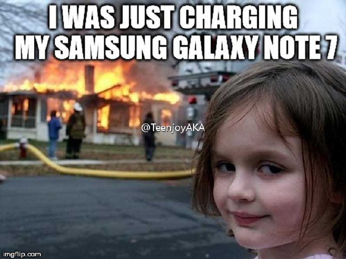 14天炸了35台Galaxy Note7！歪果仁快把三星黑哭了_凤凰网