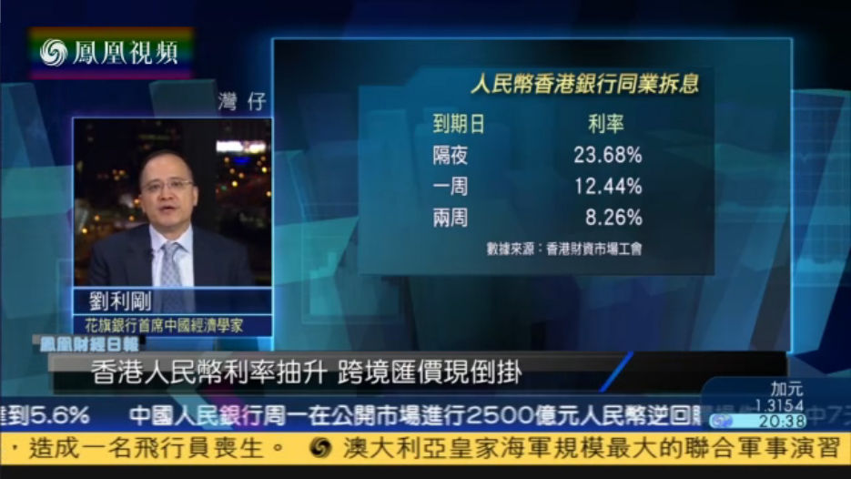 刘利刚：中国企业债务偏高需政策引流