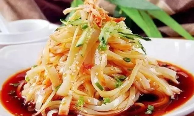 新疆美食文化-囊为了竟是?凉美食防晒皮子?这瑞安市贡品图片