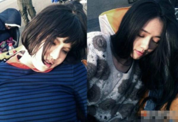 baby素颜在飞机上入眠 睡相竟是这样的 (多图)