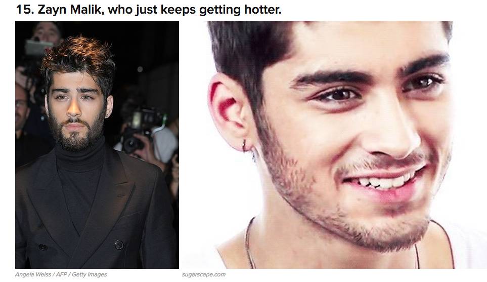 第十五名:zayn malik (赞恩·马利克)