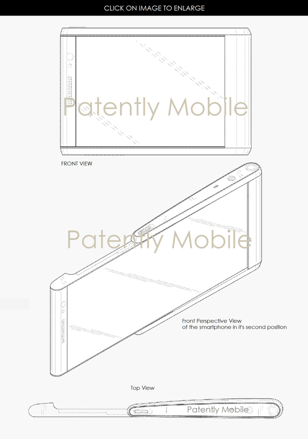折叠屏的新形态,三星申请滑动拓展屏幕专利