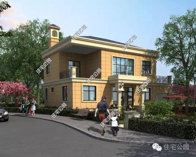 农村二层小楼户型,两种外观方案你喜欢哪个?