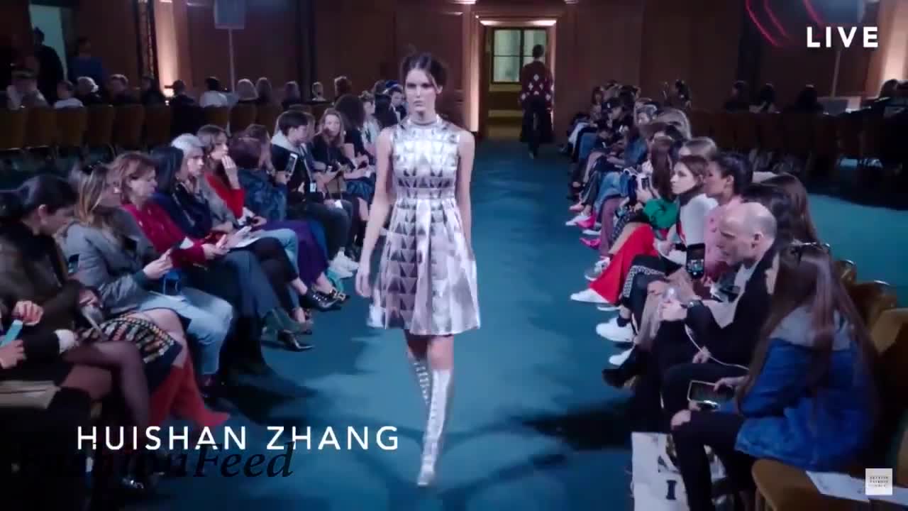 伦敦时装周华人设计师：Huishan Zhang