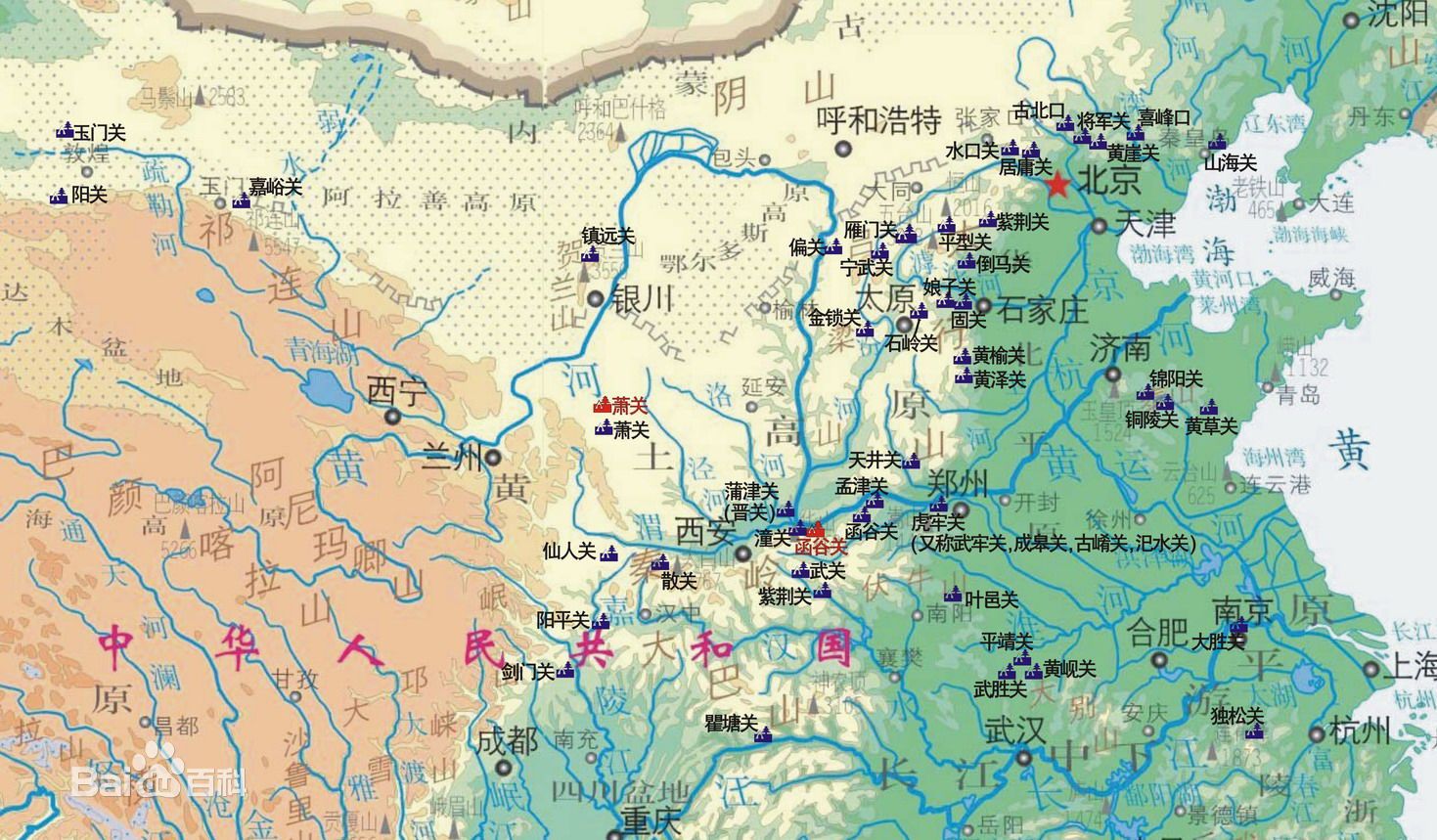 从《大秦帝国》的"四塞" 看秦国统一六国的地理优势图片