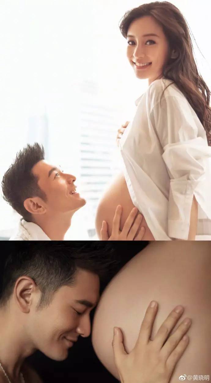 baby怀孕的照片,baby和郑恺结婚照 黄晓明贴出angelababy孕期照,大秀恩爱.