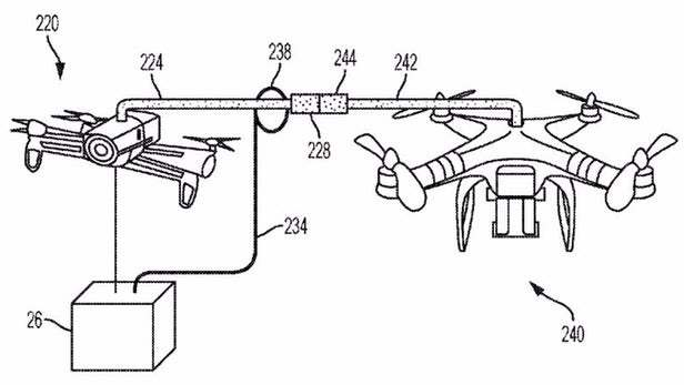 IBM的新专利可以让无人机在空中交接包裹，延长运输范围